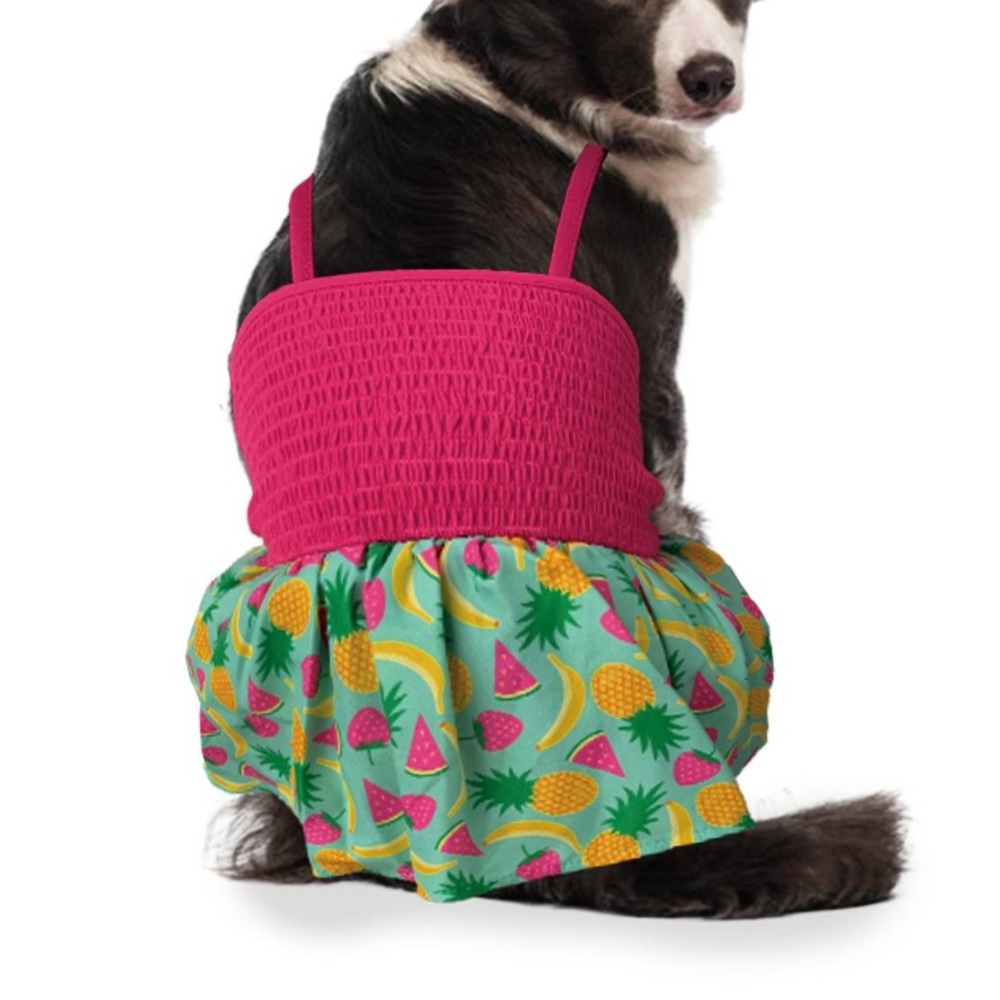 New Woof Hawaiian Dog Dress